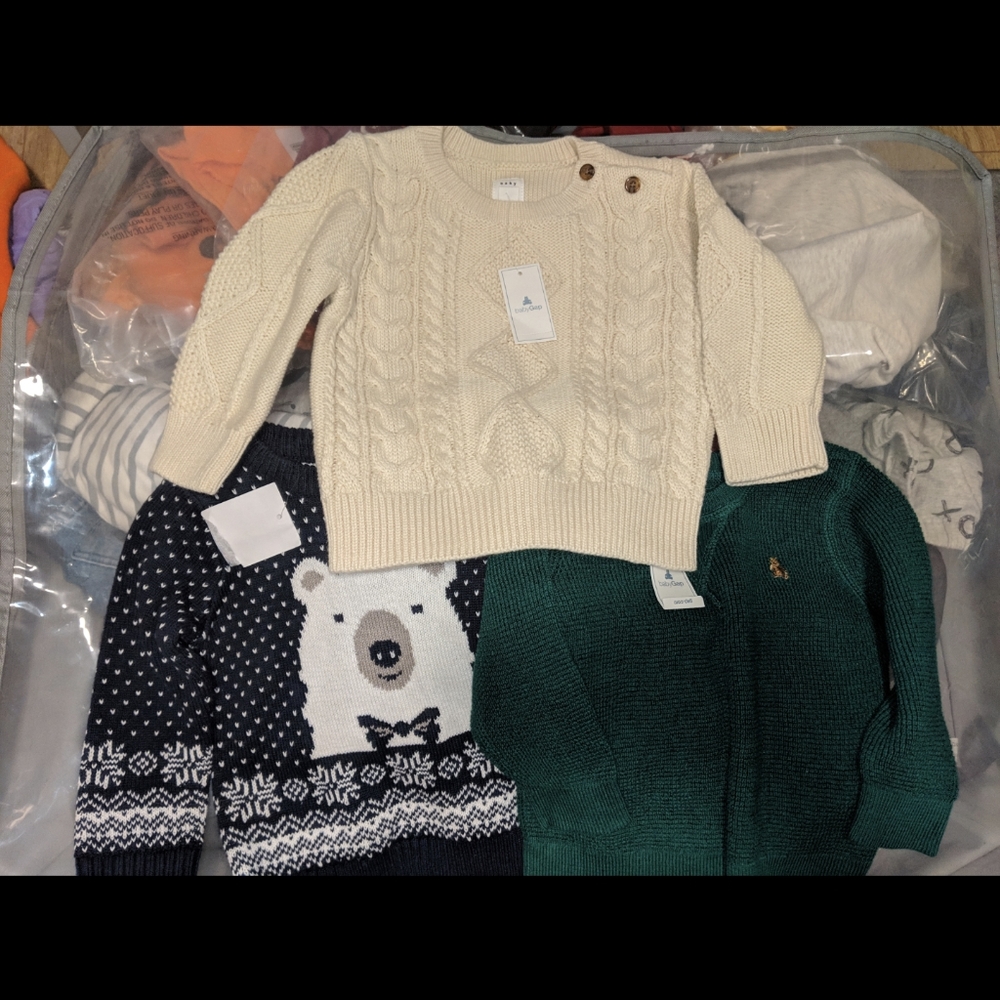 NWT baby Gap sweaters 12-18 months